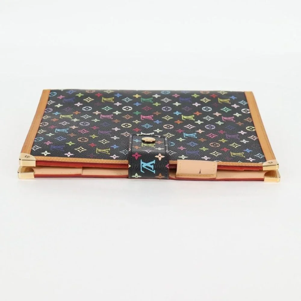 LOUIS VUITTON Multicolor Agenda GM Day Planner Cover Black